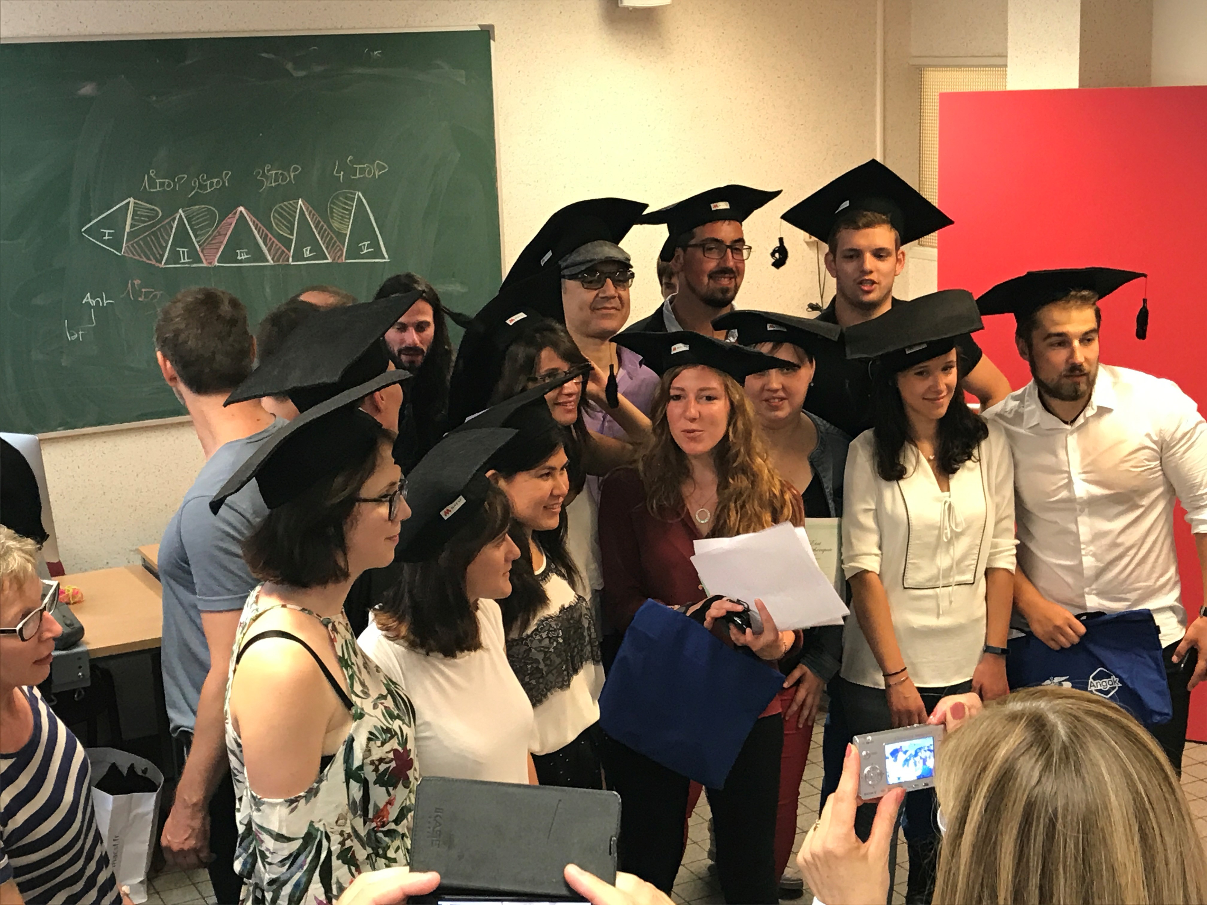 phote de groupe étudiants troisième année