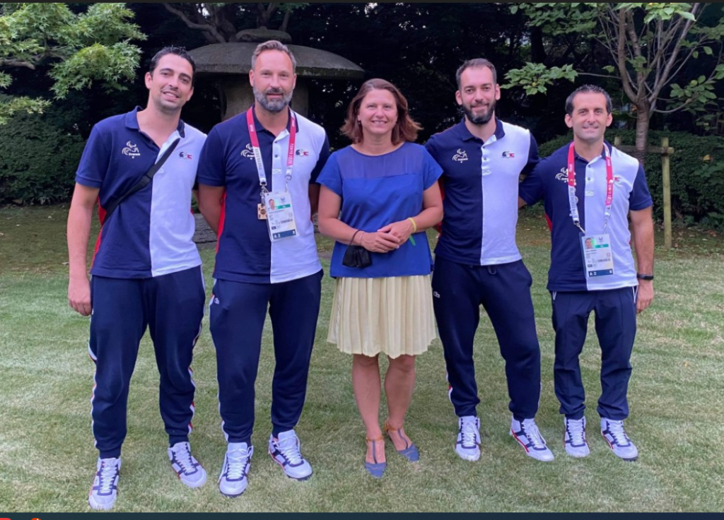 Pasquale Gallo et le staff